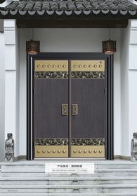 豪華鋁拼門招財納福