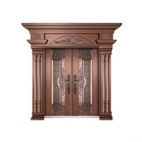 鉑金銅拼接門百年—平步青云